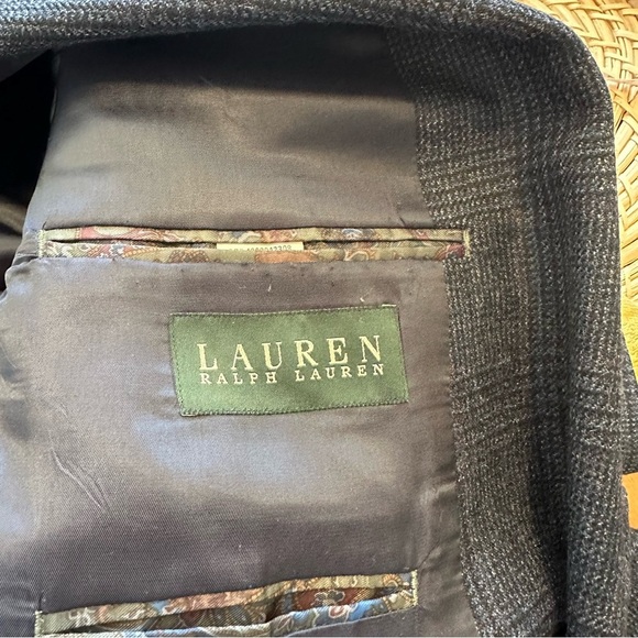 Lauren Ralph Lauren Wool Plaid Blazer Mens 44L - Picture 6 of 7